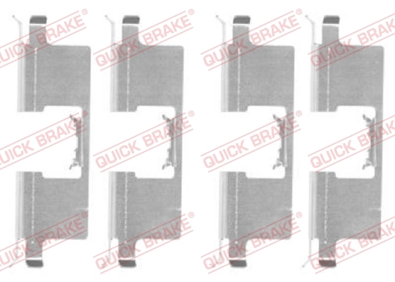 Accessory Kit, disc brake pad